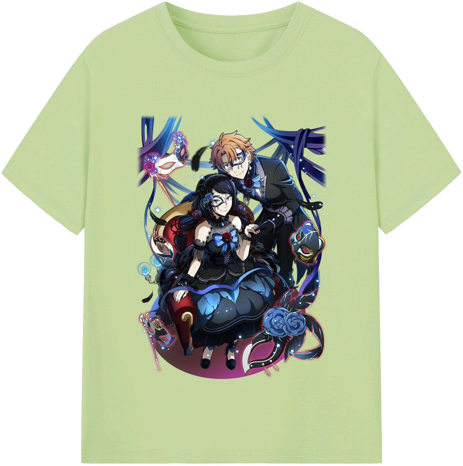 （画像用） 文豪ストレイドッグス Bungo Stray Dogs 綿100％半袖Tシャツ（フロントプリント）